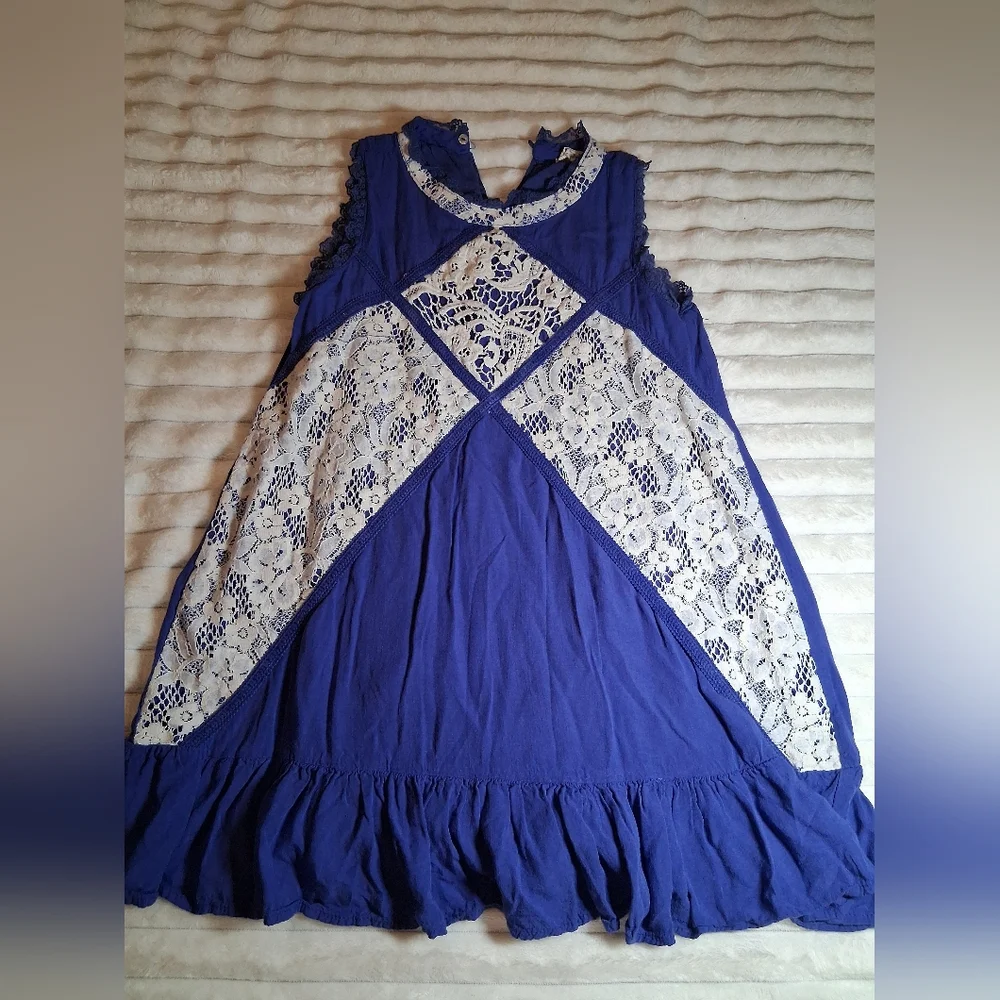 Hayden Girls Royal Blue Garment RAYON  BLEND  SIZE 11/12